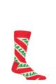 Mens and Ladies 1 Pair Happy Socks FA LA LA LA Socks - Multi