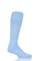 Mens 1 Pair SOCKSHOP of London Made in the UK Plain Football Socks - Sky