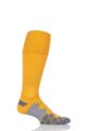 Mens 1 Pair SOCKSHOP of London Made in the UK Cushioned Foot Technical Football Socks - Gold