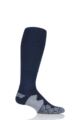 Mens 1 Pair SOCKSHOP of London Made in the UK Cushioned Foot Technical Football Socks - Navy