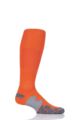 Mens 1 Pair SOCKSHOP of London Made in the UK Cushioned Foot Technical Football Socks - Orange