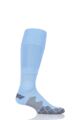 Mens 1 Pair SOCKSHOP of London Made in the UK Cushioned Foot Technical Football Socks - Sky