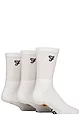 Mens 3 Pair Farah Classic Leisure Sports Socks - White