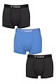 Mens 3 Pack Farah Sports Fitted Trunks - Multi