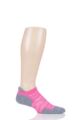 Feetures 1 Pair High Performance 2.0 Light Cushion Trainer Socks - Pink Pop
