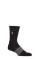 Mens & Women's 1 Pair hipSwan Organic Cotton Gripper Yoga and Pilates Socks - Black