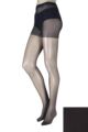 Ladies 1 Pair Pretty Legs for SOCKSHOP 10 Denier Classic Nylon Tights - Nearly Black