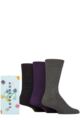 Mens 3 Pair SOCKSHOP Bamboo Bright Gift Boxed Socks - Supermassive Black Hole