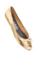 Ladies 1 Pair Rollasole Rollable After Party Shoes to Keep in Your Handbag - Gold