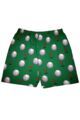 Mens 1 Pair Magic Boxer Shorts In Golf Pattern - Green
