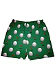 Mens 1 Pair Magic Boxer Shorts In Golf Pattern - Green