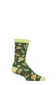 1 Pair Shared Earth Bamboo Snails Socks - Multi