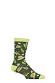 1 Pair Shared Earth Bamboo Snails Socks - Multi