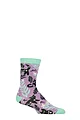 1 Pair Shared Earth Bamboo Black Cats Socks - Multi