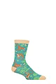 1 Pair Shared Earth Bamboo Monkeys Socks - Multi