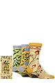 Mens and Women's 3 Pair Shared Earth Enchanted Garden Bamboo Gift Boxed Socks - Enchanted Garden