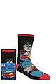 Mens 1 Pair SOCKSHOP DC Superman Gift Boxed Slipper Socks - Multi