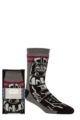 Mens 1 Pair SOCKSHOP Star Wars Darth Vader Gift Boxed Slipper Socks - Multi
