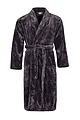 Mens 1 Pack SOCKSHOP Heat Holders Fleece Dressing Gown - Antique Silver