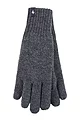 Mens 1 Pair Heat Holders 2.3 Tog Heatweaver Yarn Gloves - Charcoal