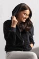 Women's 1 Pack Heat Holders Lounge Hoodie - Black