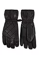 Women's 1 Pair Heat Holders Quinn Quilted Gloves - Black