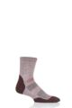 Mens and Ladies 1 Pair HJ Hall ProTrek Light Weight Hiking Socks - Brown