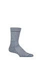 Mens and Women's 1 Pair HJ Hall Technical Rambler Light Comfort Mid Calf Socks - Denim