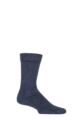 Mens and Women's 1 Pair HJ Hall Technical Rambler Light Comfort Mid Calf Socks - Navy