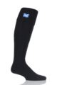 Mens 1 Pair HJ Hall Saltire Scottish Flag Wool Mix Kilt Socks - Black