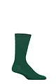 Mens 1 Pair HJ Hall Original Cotton Softop Socks - Forest Green