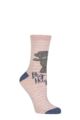 Women's 1 Pair SOCKSHOP Tatty Teddy Cotton Socks - Multi