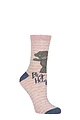 Women's 1 Pair SOCKSHOP Tatty Teddy Cotton Socks - Multi