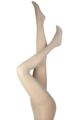 Ladies 1 Pair Elle 40 Denier Opaque Tights - Mushroom