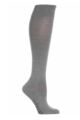 Women's 1 Pair Falke Sensitive Berlin Merino Wool Left And Right Knee High Socks - Shetland