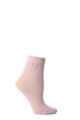 Ladies 1 Pair Trasparenze Monique 60 Denier Cotton Sock - Pink