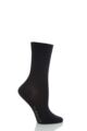 Ladies 1 Pair Falke Cotton Touch Anklet Socks - Marine