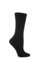 Ladies 1 Pair HJ Hall Original Cotton Softop Socks - Navy