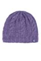 Ladies 1 Pack Heat Holders 4.7 Tog Heatweaver Yarn Hat - Purple