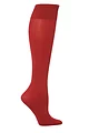 Women's 1 Pair Trasparenze Cinzia Microfibre Knee Highs - Red Brown