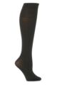 Ladies 1 Pair Trasparenze Jennifer Merino Wool Knee High Socks - Dark Grey