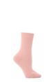 Ladies 1 Pair Pantherella 85% Cashmere Rib Socks - Pink