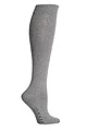 Women's 1 Pair Falke Sensitive London Left and Right Comfort Cuff Cotton Knee High Socks - Light Grey Melange