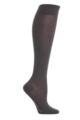 Women's 1 Pair Falke Cotton Touch Knee High Socks - Platinum