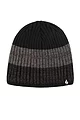 Mens 1 Pack SOCKSHOP Heat Holders Linden Stripe Hat - Black