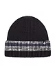 Mens 1 Pack SOCKSHOP Heat Holders Arran Turnover Stripe Hat - Denim