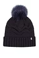 Women's 1 Pack Heat Holders Cotswolds Turnover Pom Pom Hat - Navy