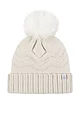 Women's 1 Pack Heat Holders Cotswolds Turnover Pom Pom Hat - Cream
