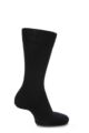 Mens 1 Pair Falke Sensitive Berlin Virgin Wool Left and Right Socks With Comfort Cuff - Dark Navy