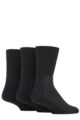 SOCKSHOP Iomi Footnurse Bamboo Cushioned Foot Diabetic Socks - Black